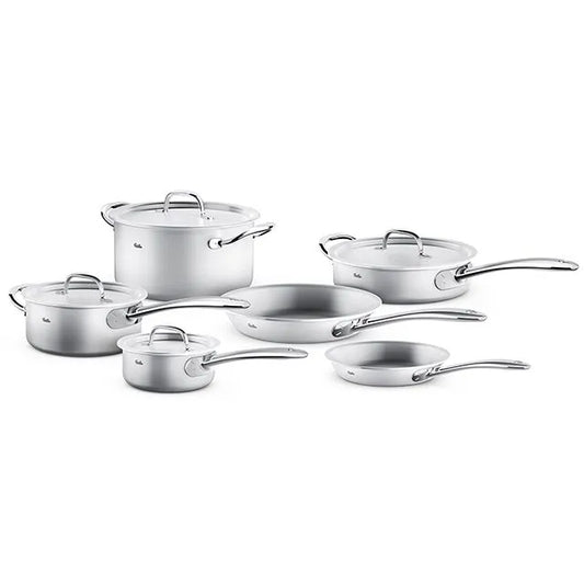 Fissler 5 Ply Stainless Steel Cookware Set - 10 Piece (RAINCHECK)