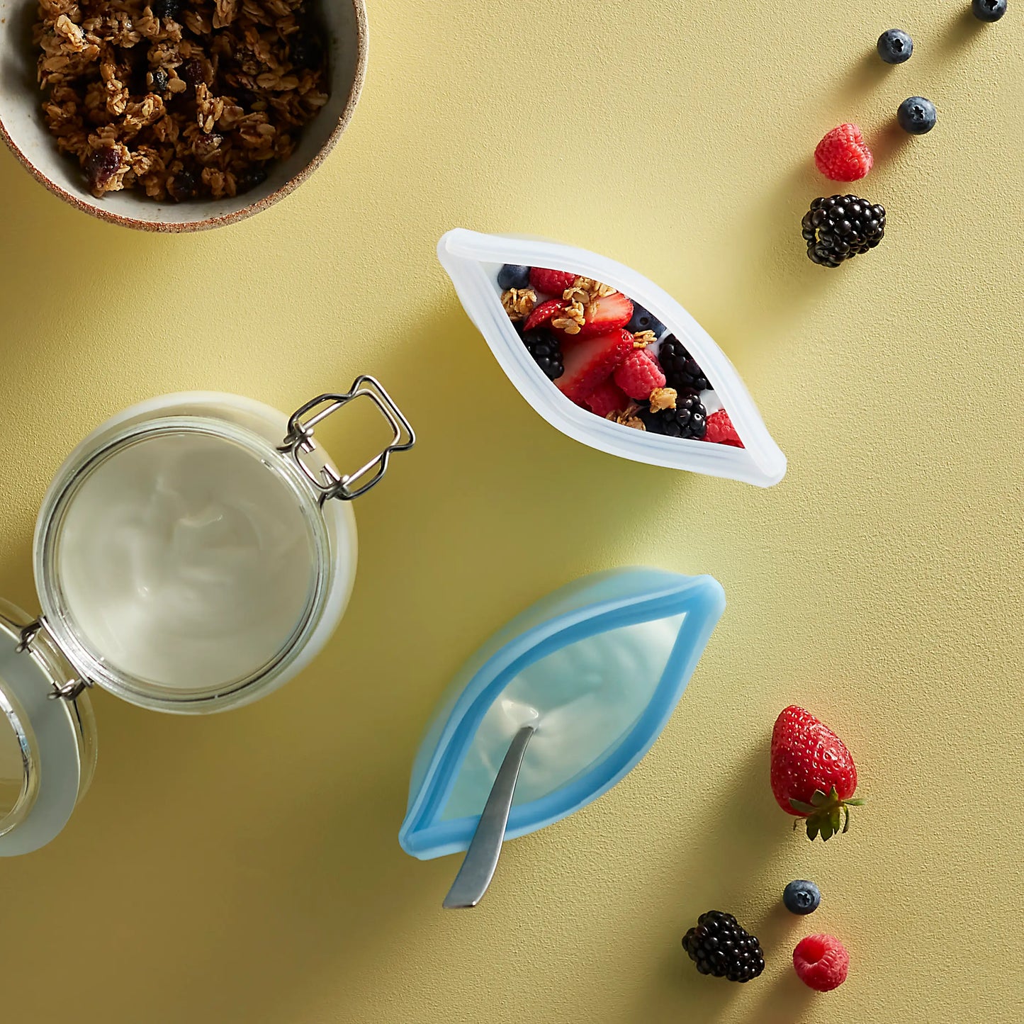 Stasher 1-Cup Bowl (3 colors)