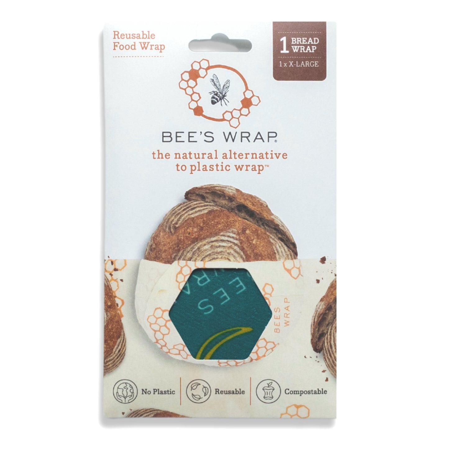 Bee's Wrap Beeswax Food Wrap - Bread Wrap (4 designs)