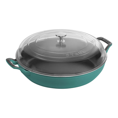 Staub Cast Iron 12" Braiser with Glass Lid (9 Colors)