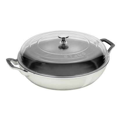 Staub Cast Iron 12" Braiser with Glass Lid (9 Colors)