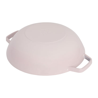 Staub Cast Iron 12" Perfect Pan Wok with Rack (8 colors)