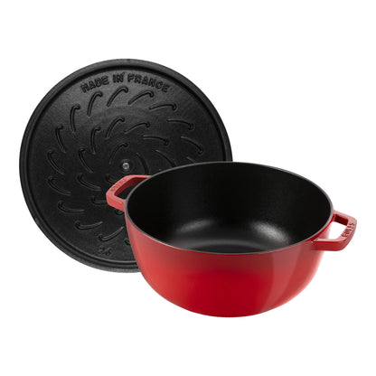 Staub Cast Iron 5.25 Qt. French Oven & Horse Lid (2 colors)