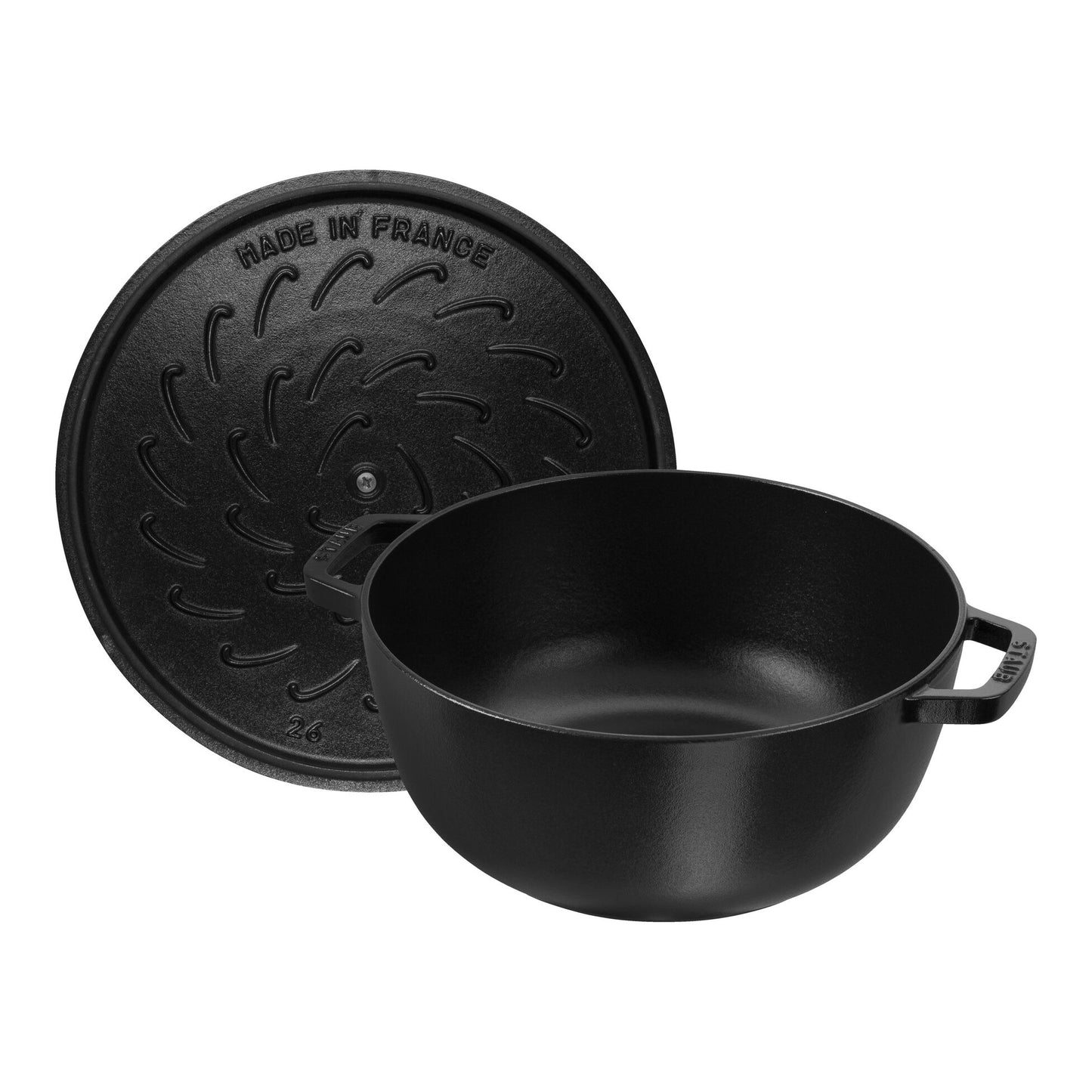 Staub Cast Iron 5.25 Qt. French Oven & Horse Lid (2 colors)