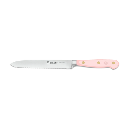 Wusthof Classic Color 5" Serrated Utility Knife - 6 Colors