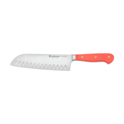 Wusthof Classic Color 7" Hollow Edge Santoku - 6 Colors