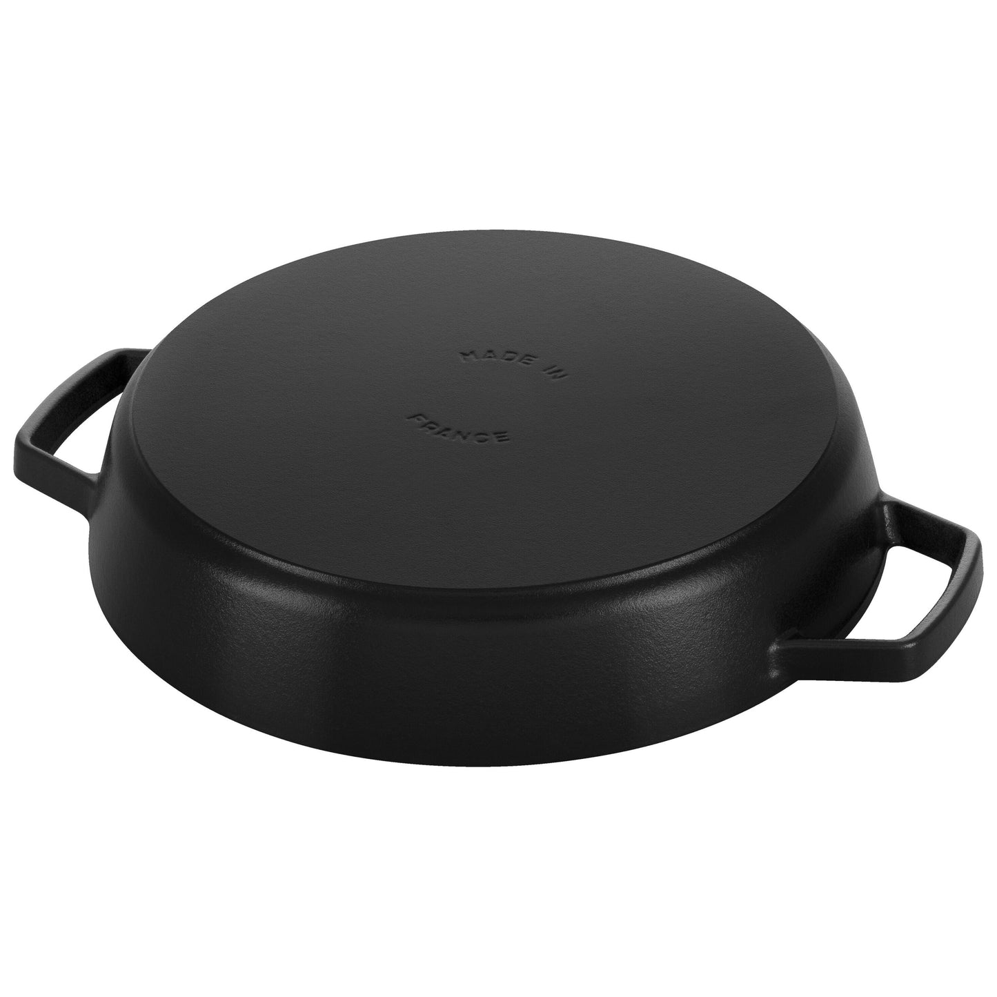 Staub Cast Iron 13" Double Handle Fry Pan Skillet (2 colors)