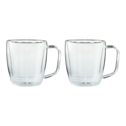 Henckels Cafe Roma 2-Piece 12 fl. oz. Double Wall Coffee Glasses (RAINCHECK)