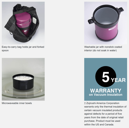 Zojirushi Mr. Bento® Stainless Lunch Jar - 4 layers