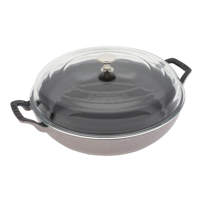 Staub Cast Iron 12" Braiser with Glass Lid (9 Colors)