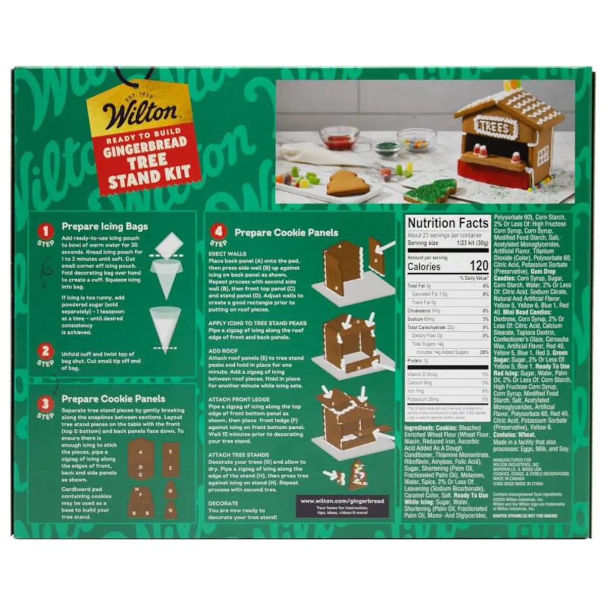 Wilton Christmas Gingerbread Tree Stand, 11-Piece