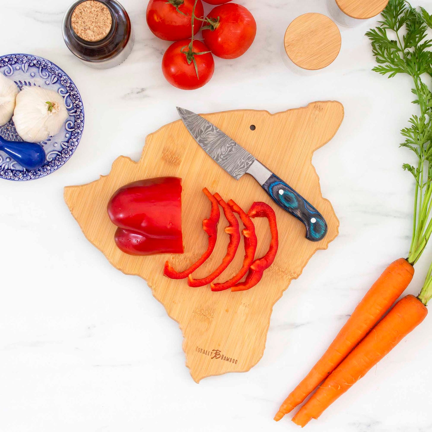 Totally Bamboo Big Island Bamboo Serving & Cutting Board