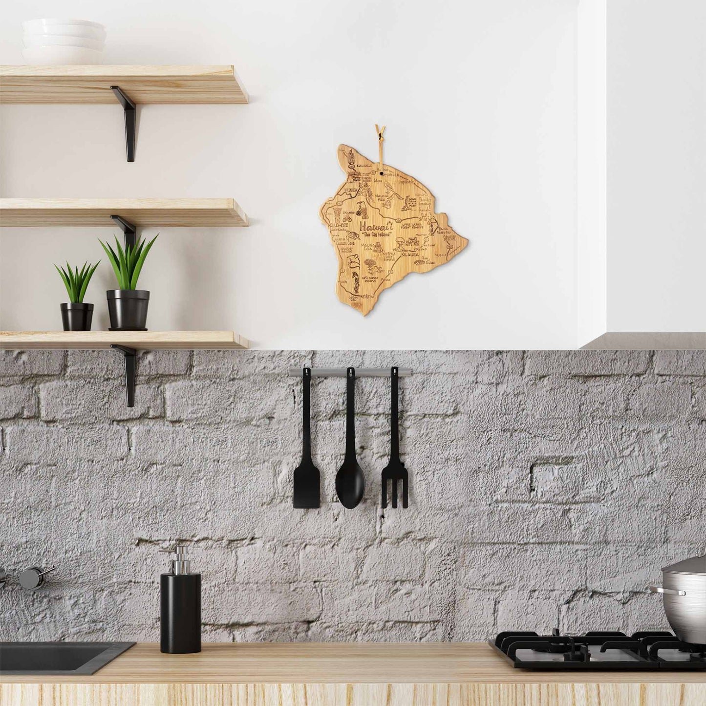 Totally Bamboo Big Island Bamboo Serving & Cutting Board