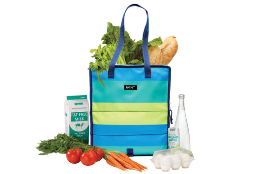 PackIt Freezable Grocery Tote Bag (3 designs)