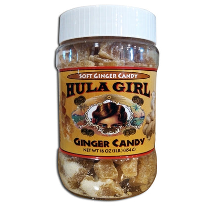 Hula Girl White Ginger Candy (16 oz.)