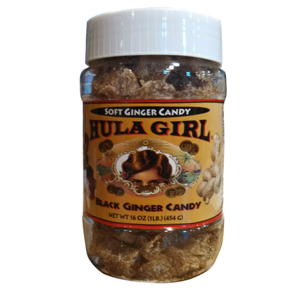 Hula Girl Black Ginger Candy (16 oz.)
