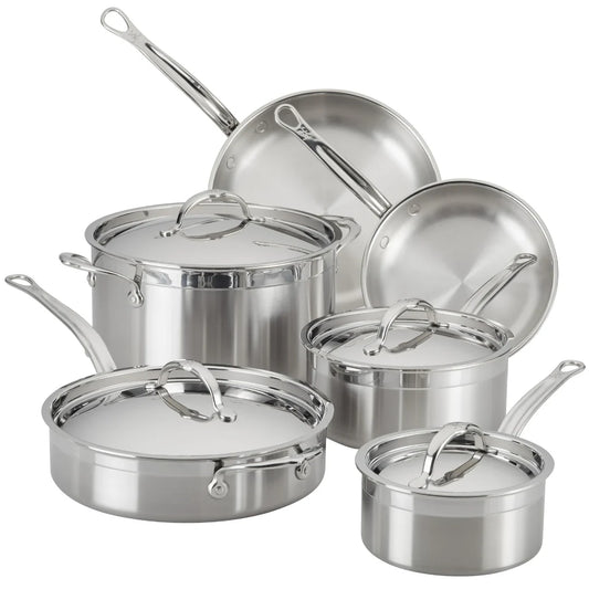 Hestan ProBond Stainless Steel Clad 10-Piece Set