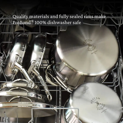 Hestan ProBond Stainless Steel Clad 10-Piece Set