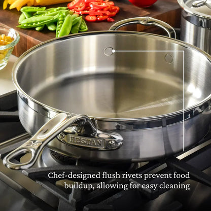 Hestan ProBond Stainless Steel Clad 10-Piece Set