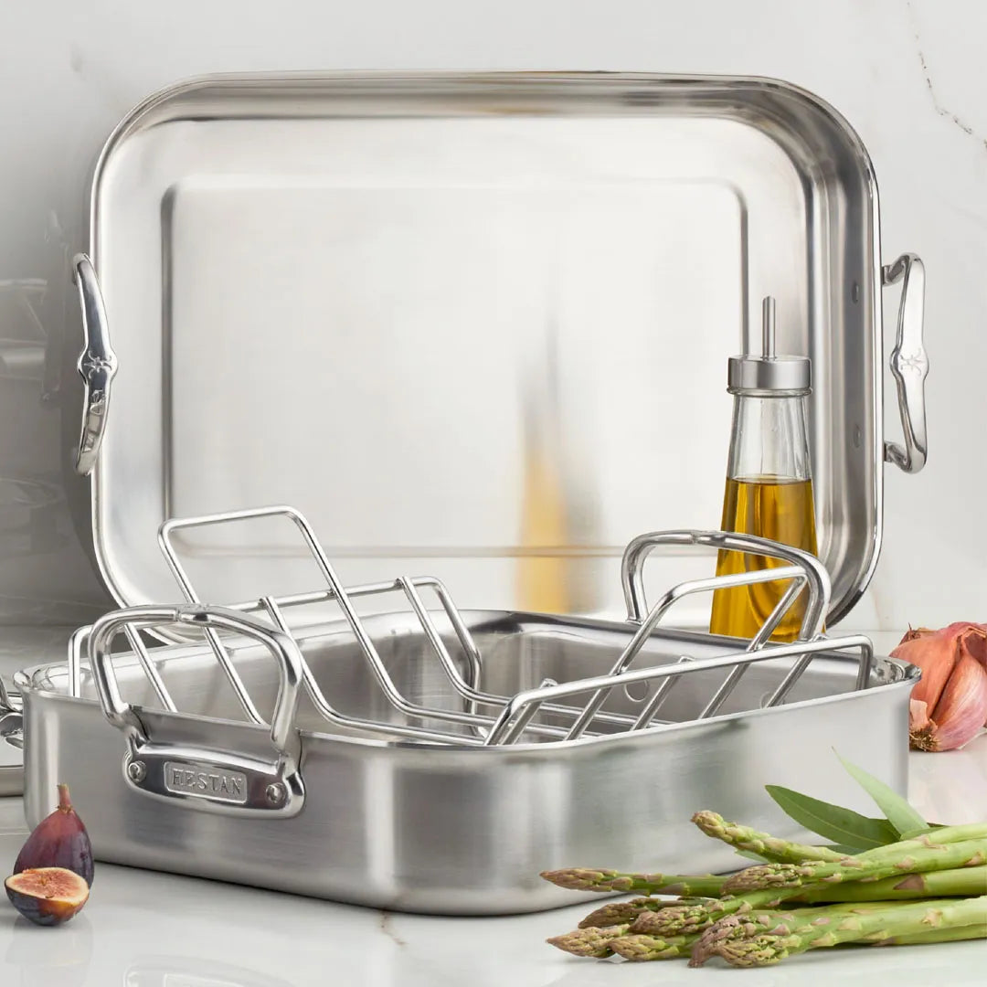 Hestan Provisions 16.5" Classic Clad Roaster & Rack