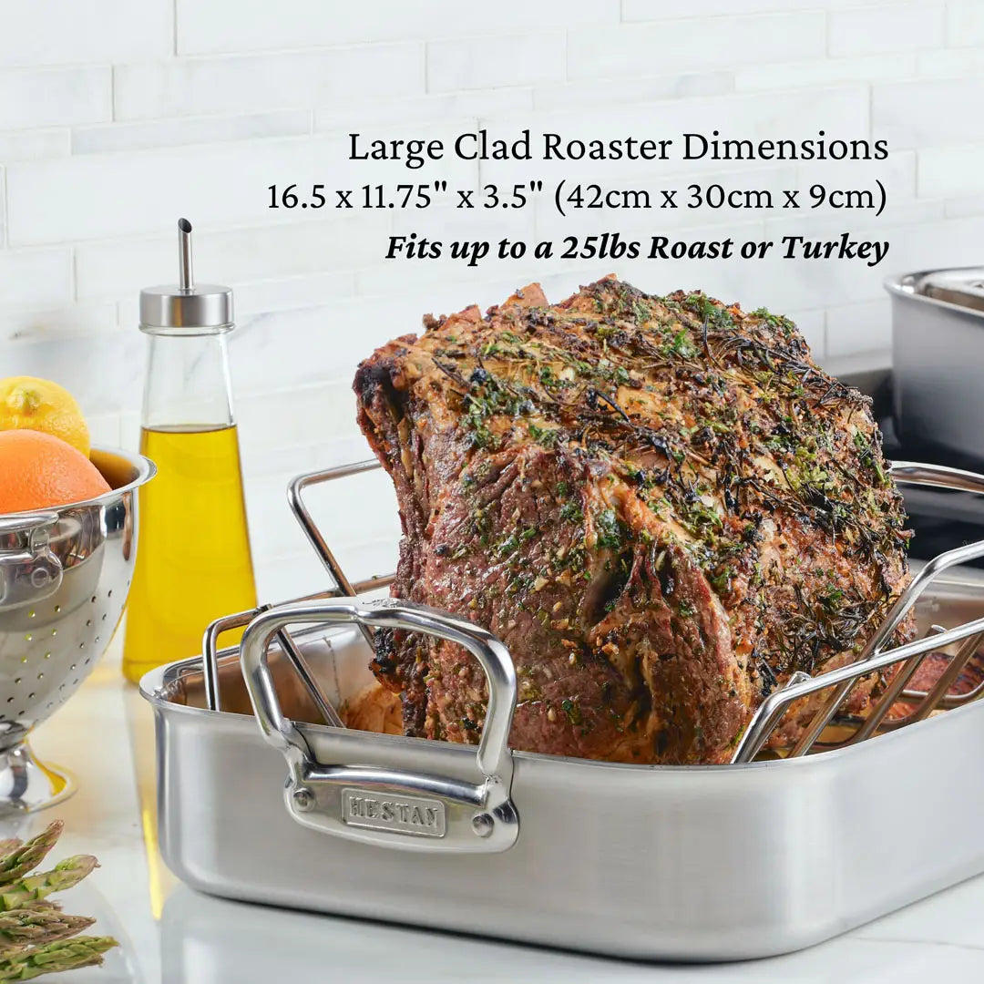 Hestan Provisions 16.5" Classic Clad Roaster & Rack