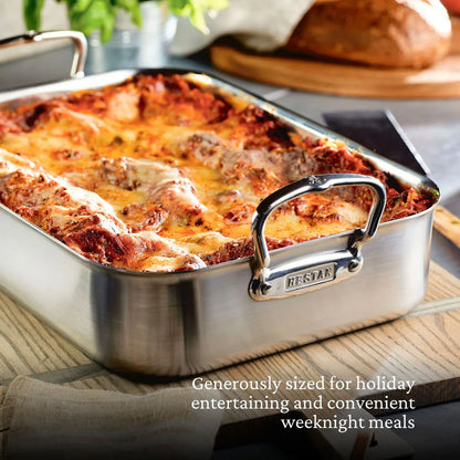 Hestan Provisions 16.5" Classic Clad Roaster & Rack