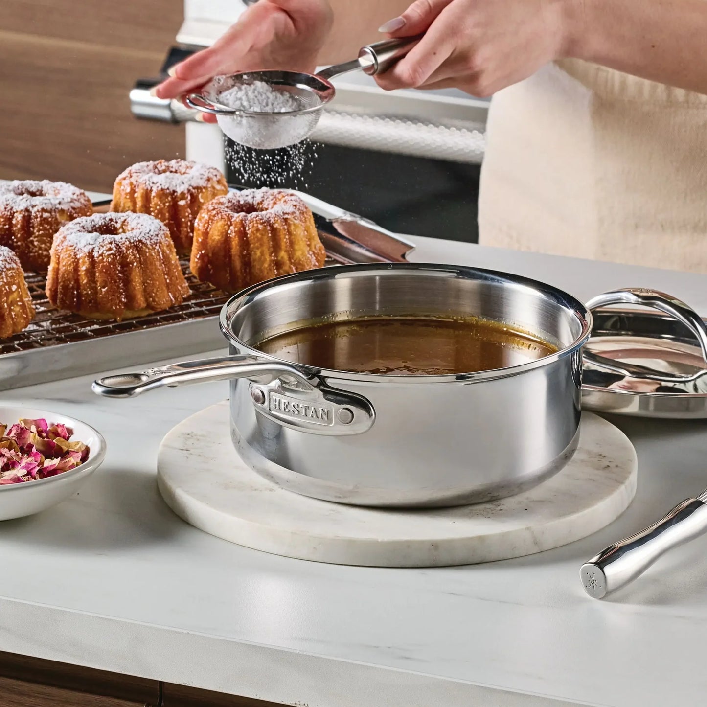 Hestan ProBond Luxe Stainless Steel Clad Sauce Pan (2-Quart)