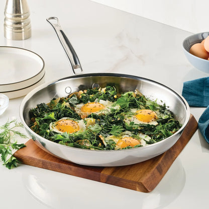 Hestan ProBond Luxe Stainless Steel Clad Frying Pan Skillet (12.5-inch)
