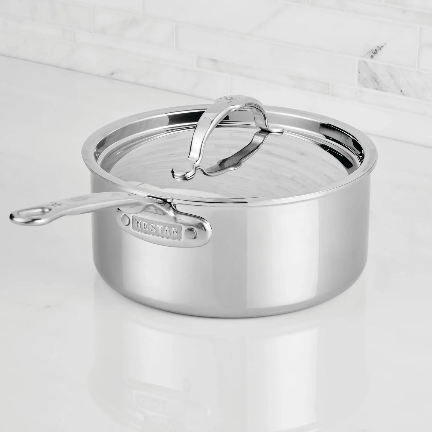Hestan ProBond Luxe Stainless Steel Clad Sauce Pan (3-Quart)