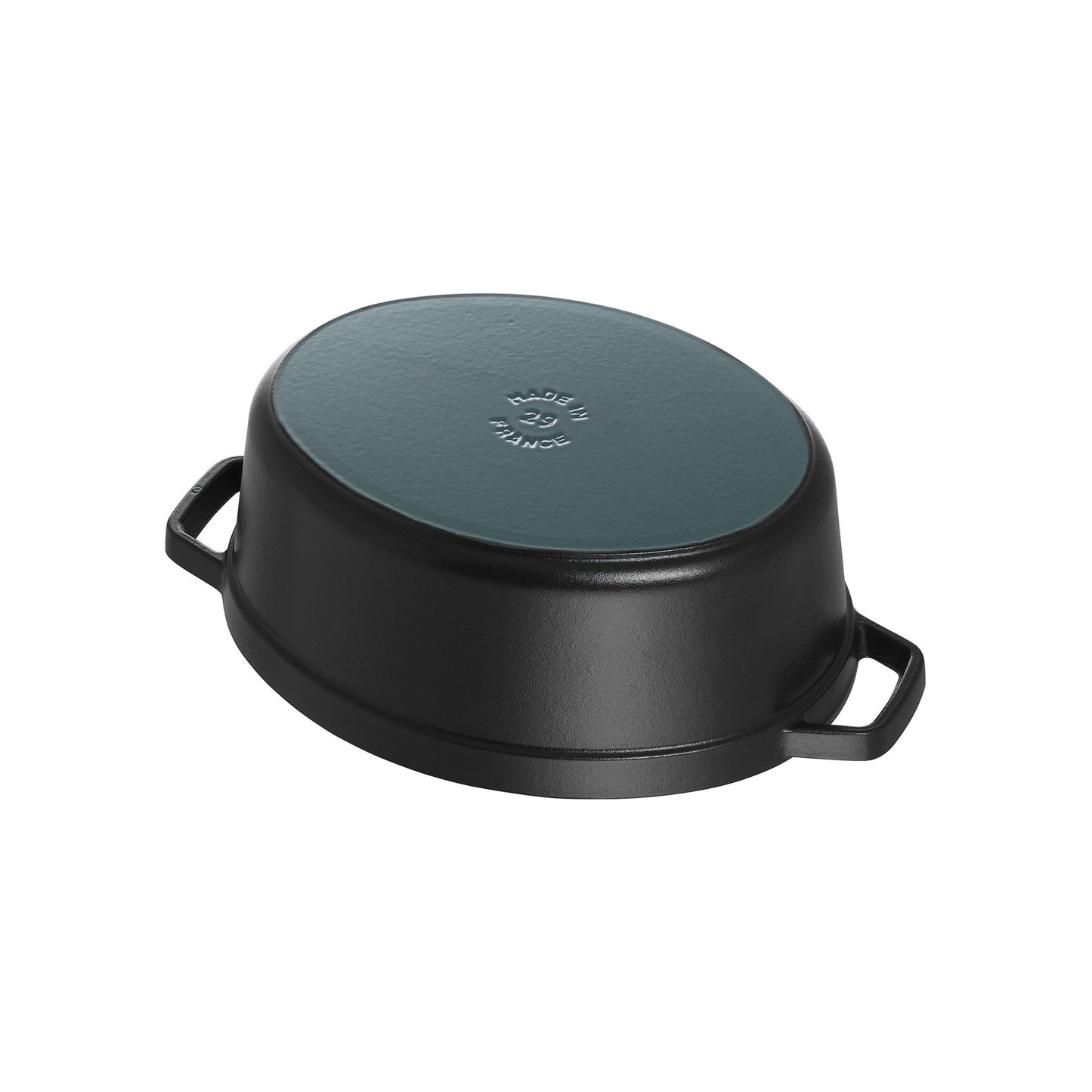 Staub Cast Iron 1.1 Qt. Oval Cocotte - Black Matte (RAINCHECK)