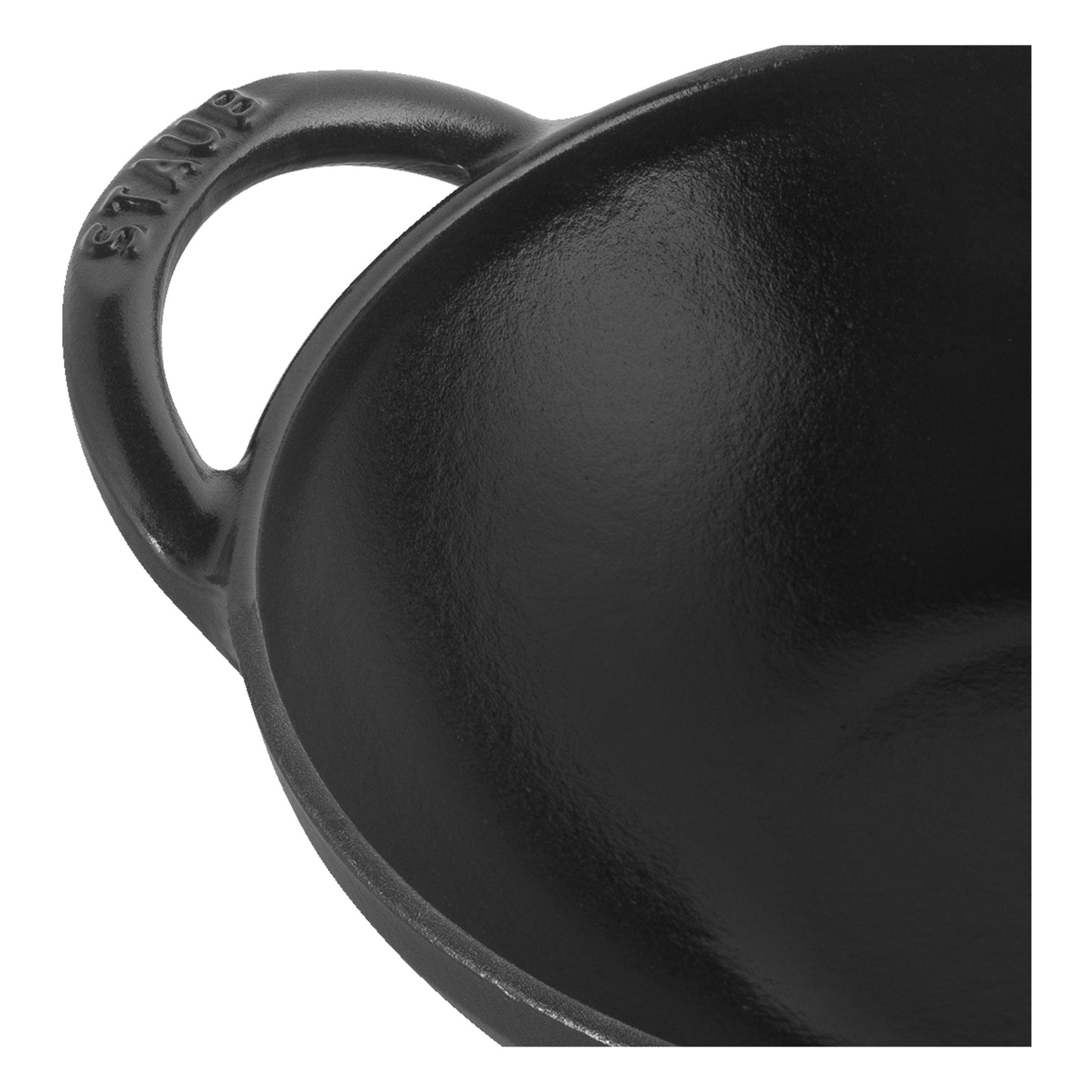 Staub Cast Iron 6.5'' Baby Wok - Black Matte