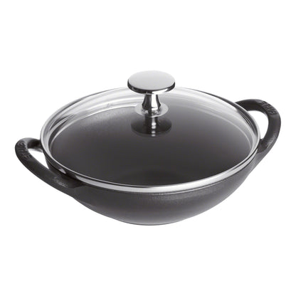 Staub Cast Iron 6.5'' Baby Wok - Black Matte