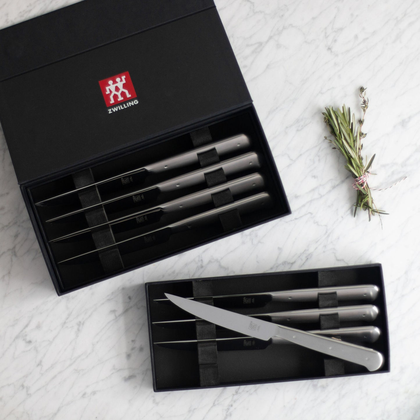 Zwilling 8-Piece Stainless Steel Porterhouse Steak Knife Set