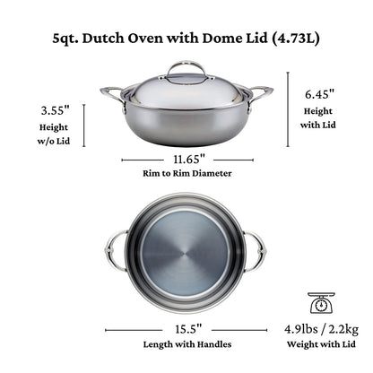 Hestan NanoBond Titanium Dutch Oven (5-Quart)