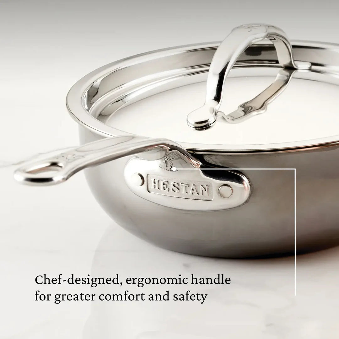 Hestan NanoBond Titanium Saucier Pan (2-Quart)