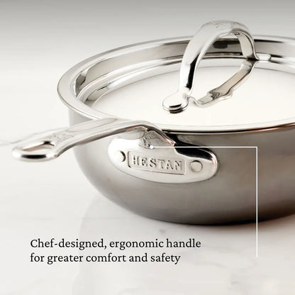 Hestan NanoBond Titanium Saucier Pan (2-Quart)