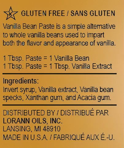 LorAnn Natural Vanilla Bean Paste (4 fl. oz)