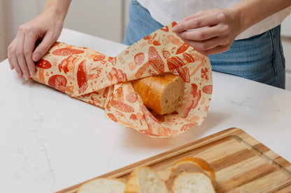 Bee's Wrap Beeswax Food Wrap - Bread Wrap (4 designs)