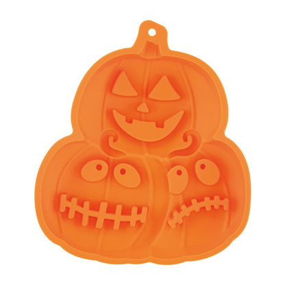 Silicone Halloween Pumpkin Cake Mold 3 Cavities