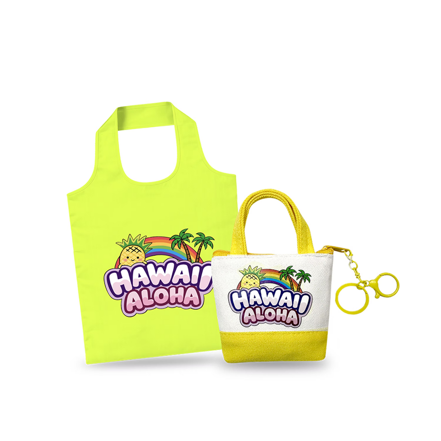 Micro Tote Rainbow Aloha