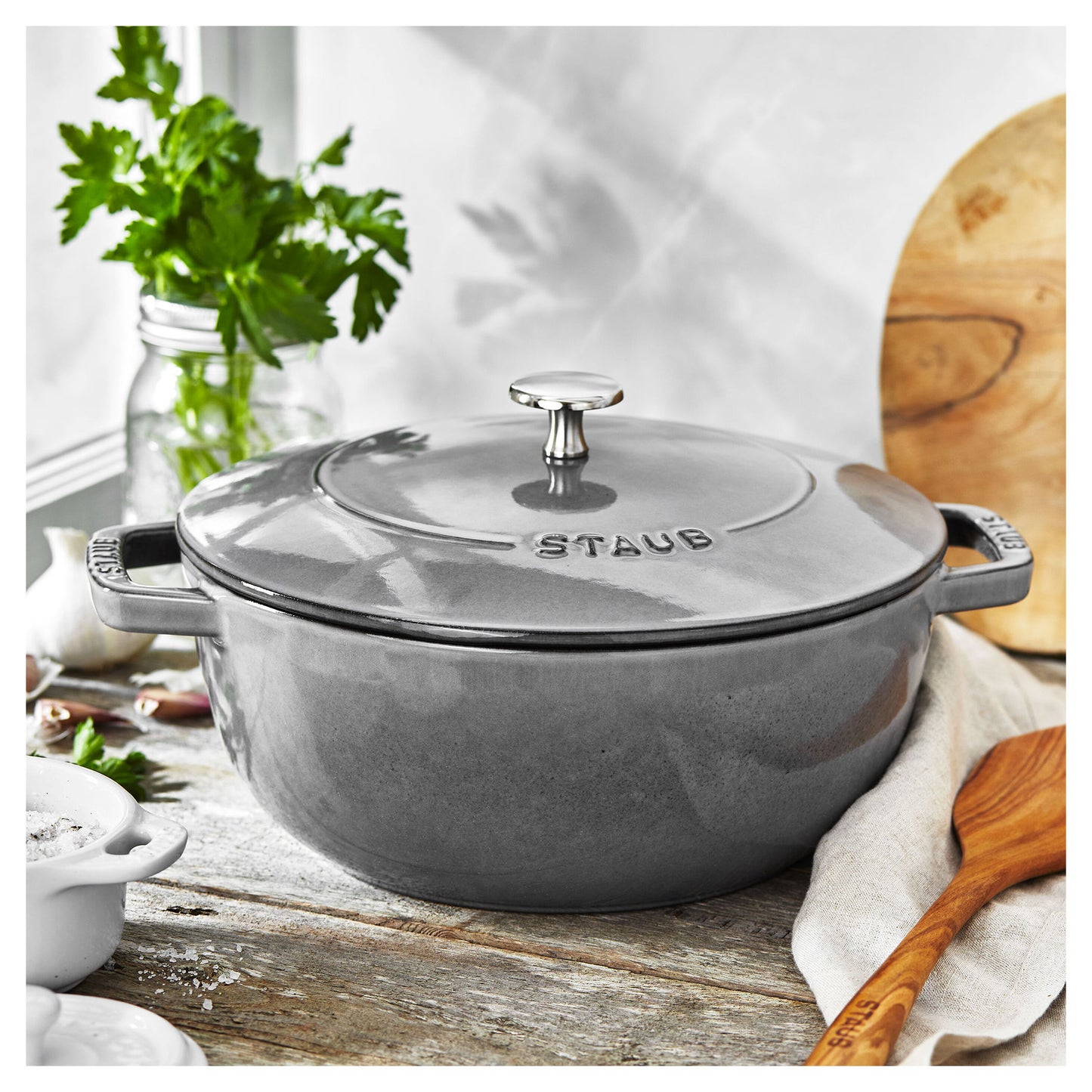 Staub Cast Iron 3.75 Qt. French Oven (2 colors)