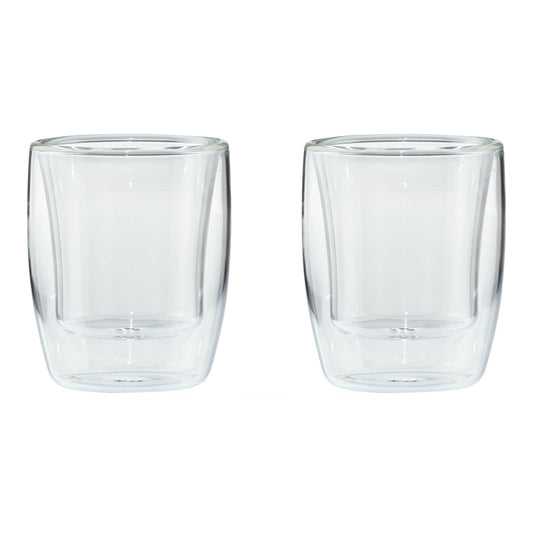 Henckels Cafe Roma 2-Piece 2.7 fl. oz. Double Wall Espresso Glasses (RAINCHECK)