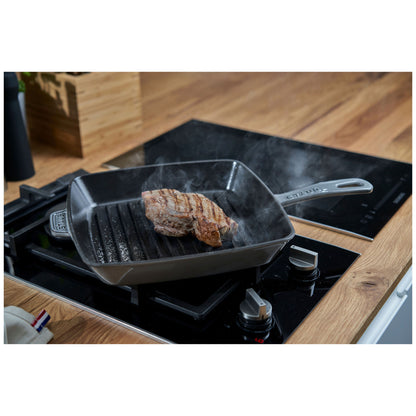 Staub Cast Iron 12" Square Grill Pan (5 colors)