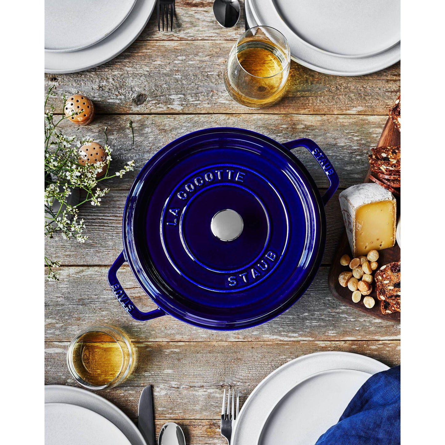Staub Cast Iron 7 Qt. Dutch Oven (12 colors)