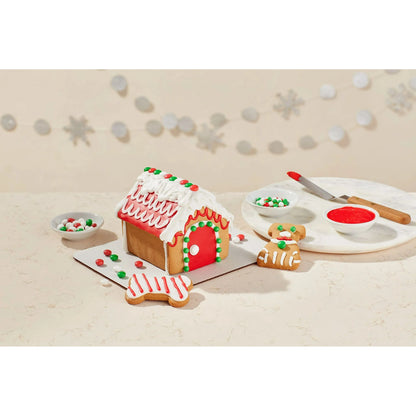 Wilton Christmas Gingerbread Dog House, 13-Piece