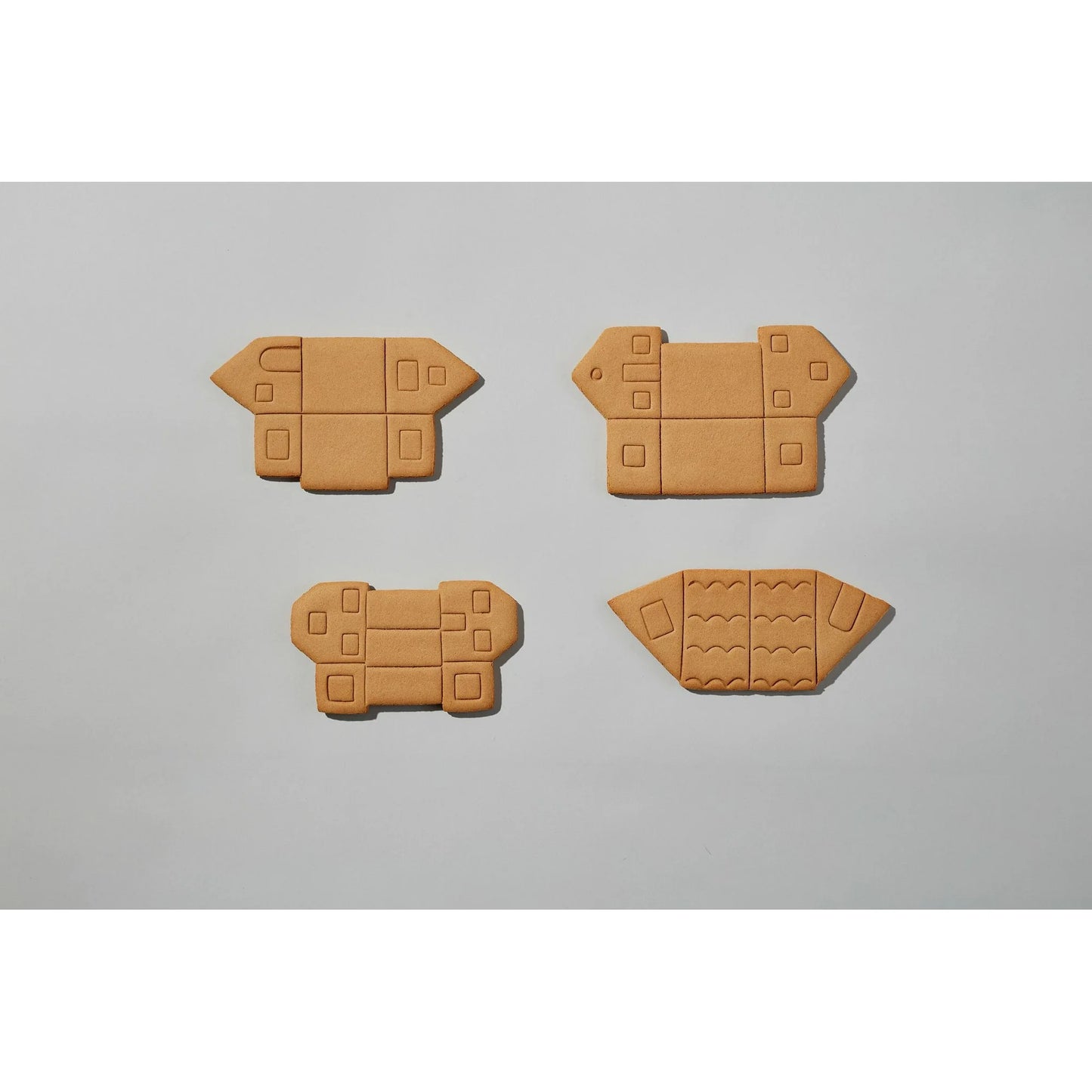 Wilton Christmas Gingerbread Mini Village, 10-Piece