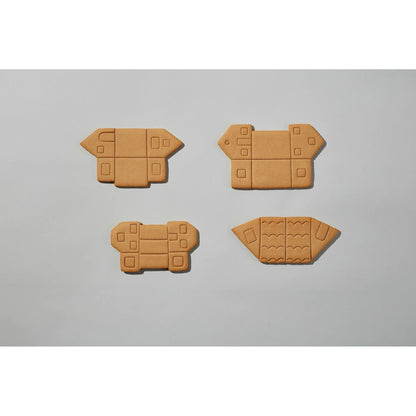 Wilton Christmas Gingerbread Mini Village, 10-Piece