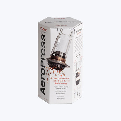 AeroPress Coffee Maker - Clear (4 colors)