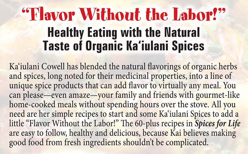 Ka‘iulani Cowell Spices for Life Cookbook