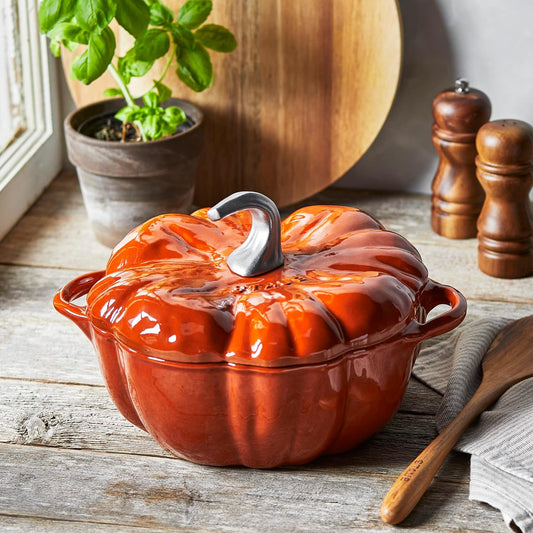 Staub Cast Iron 5.5 Qt. Pumpkin Cocotte  (RAINCHECK)